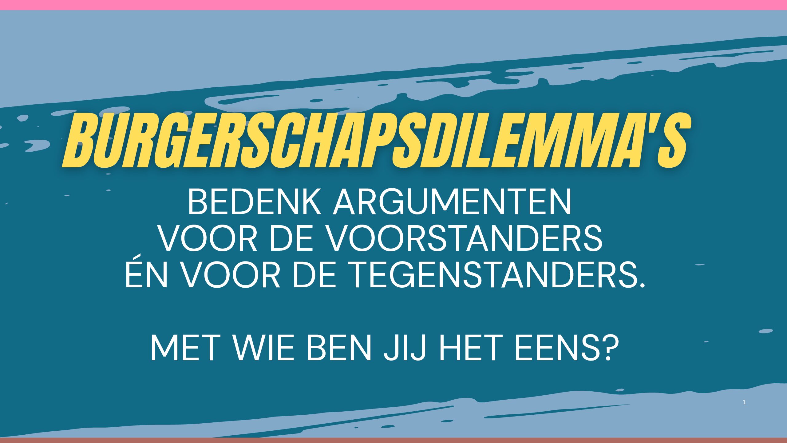 Jaarbundel 38 Burgerschapsdilemma's